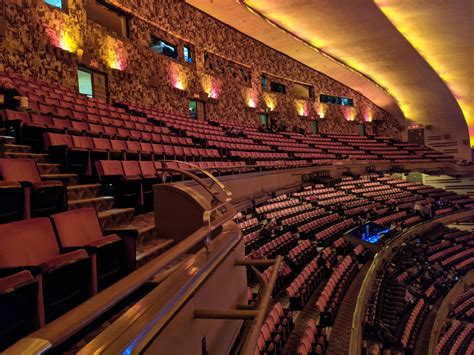 Behind that, three tiers rise up to form the Mezzanine Level, where you get an elevated view of the show. . View from my seat radio city music hall